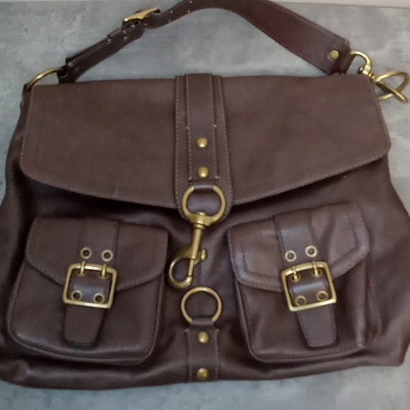 Coach Bags Authentic Coach Leather Laptop Bag Poshmark